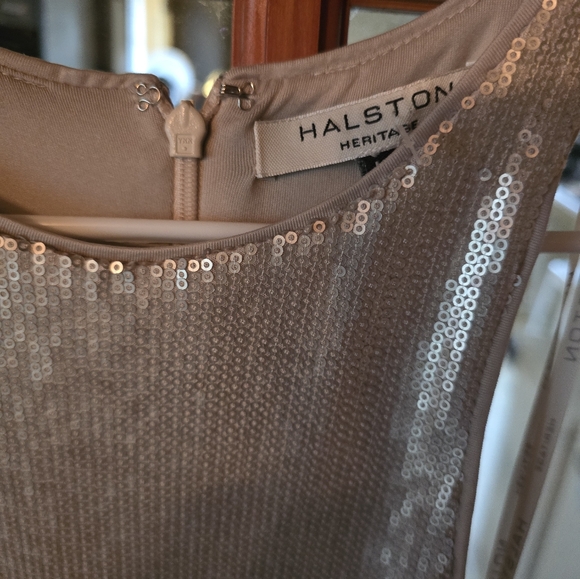 Halston Heritage Sequin Dress Medium - Picture 6 of 6